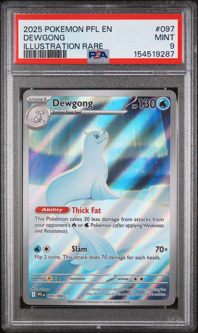 Dewgong — PSA 9, cert 154519287