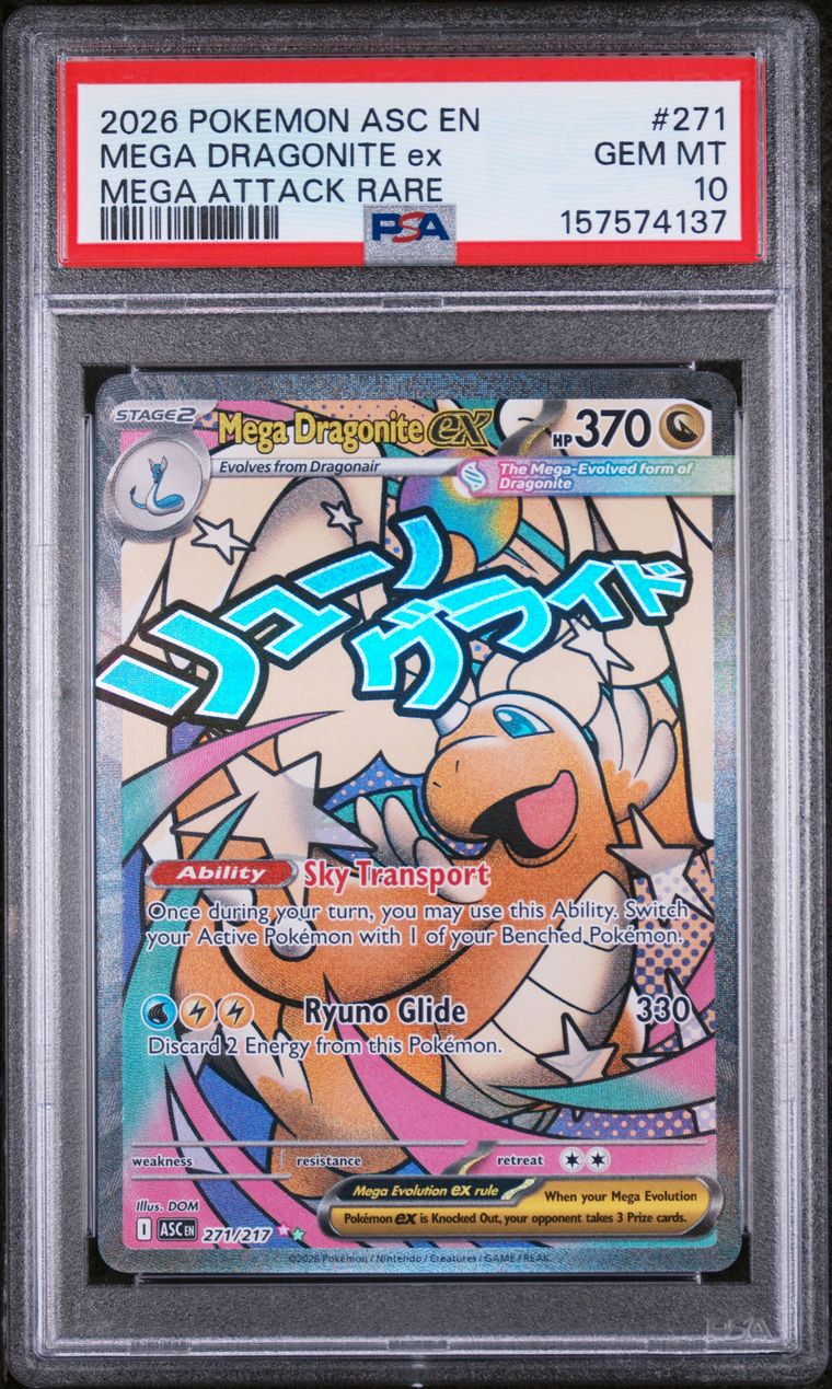 Mega Dragonite Ex — PSA 10, cert 157574137