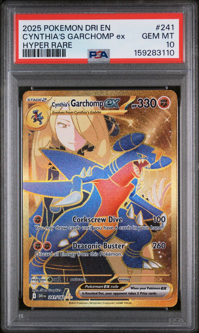 Cynthia's Garchomp Ex — PSA 10, cert 159283110
