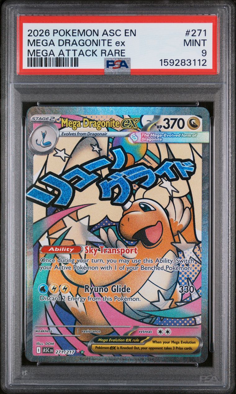 Mega Dragonite Ex — PSA 9, cert 159283112