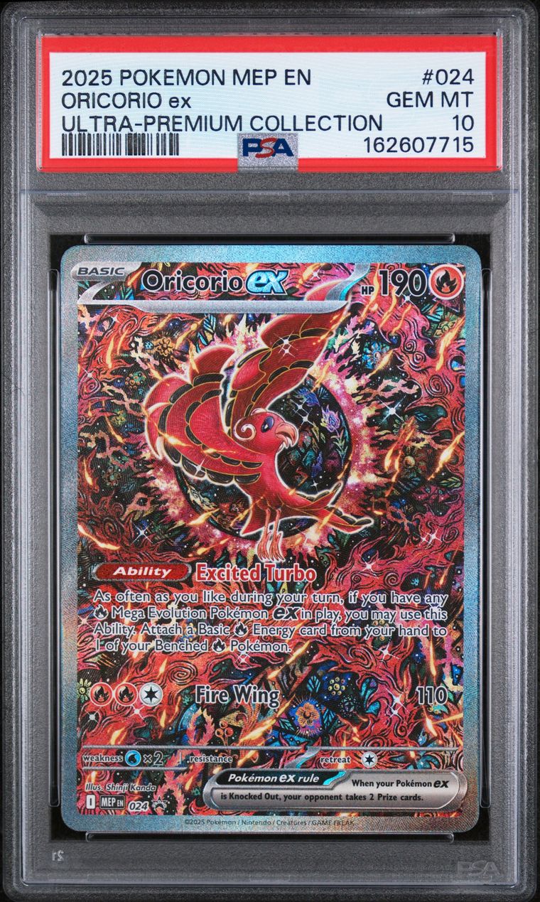 Pokémon Oricorio EX #024 Ultra-Premium Collection PSA 10 Graded Trading Card, cert 162607715