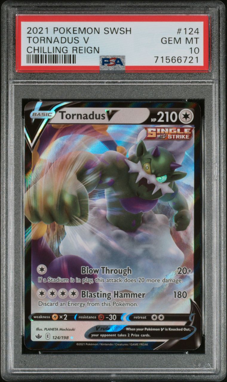 Tornadus V — PSA 10, cert 71566721