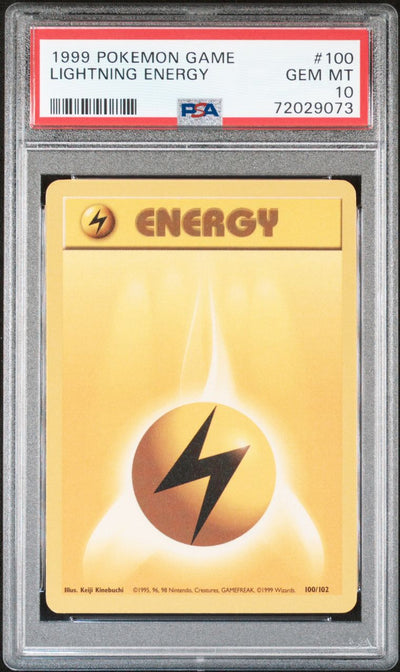 Lightning Energy — PSA 10, cert 72029073