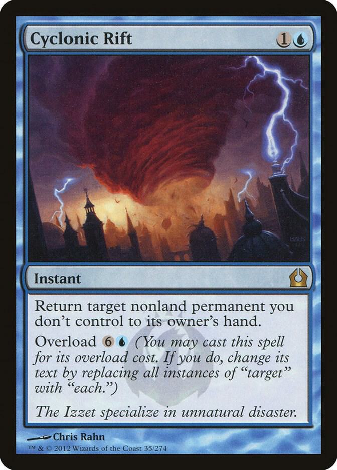 Magic Cyclonic Rift #35 Return to Ravnica Rare Non-Foil Near Mint Trading Card