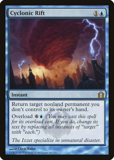 Magic Cyclonic Rift #35 Return to Ravnica Rare Non-Foil Near Mint Trading Card