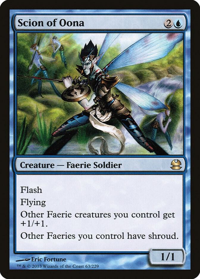 Magic Scion of Oona #63 Modern Masters Rare Foil Near Mint English Trading Card — catalog front, TCGplayer SKU 1092850