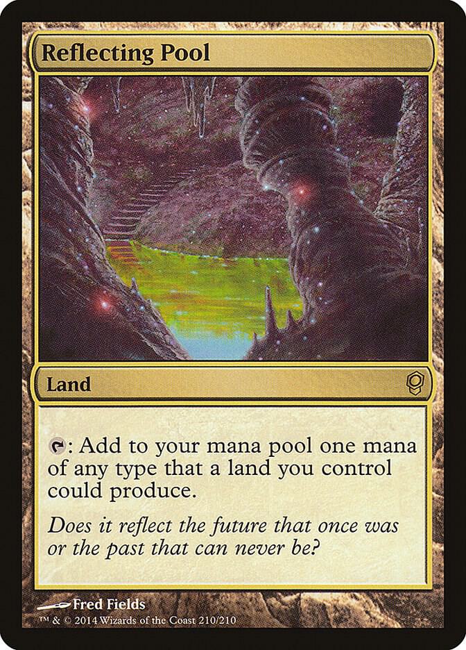 Magic Reflecting Pool #210 Conspiracy Rare Non-Foil Near Mint English Trading Card — catalog front, TCGplayer SKU 1188710