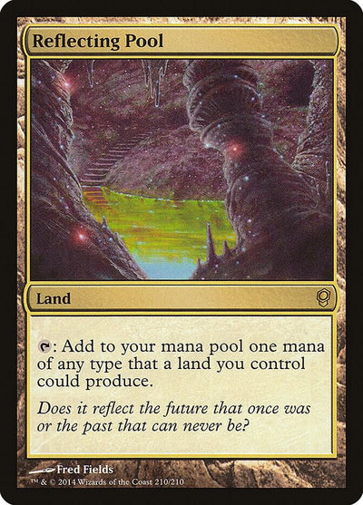 Magic Reflecting Pool #210 Conspiracy Rare Non-Foil Near Mint English Trading Card — catalog front, TCGplayer SKU 1188710