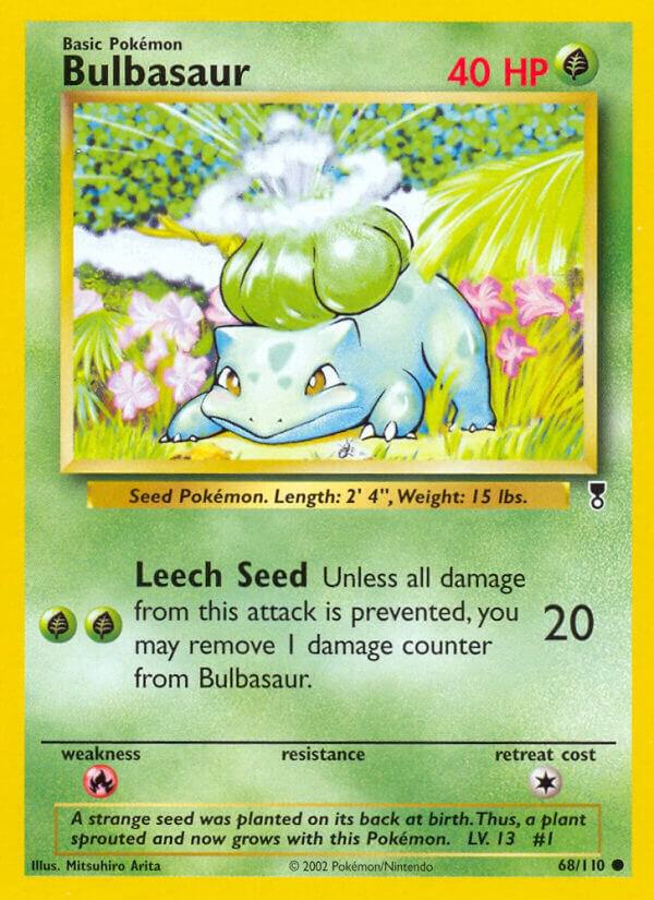 Pokémon Bulbasaur #068/110 Legendary Collection Common Non-Foil Near Mint English Trading Card — catalog front, TCGplayer SKU 1189994