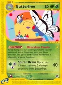 Pokémon Butterfree #038/165 Expedition 38 Non-Foil Near Mint English Trading Card — catalog front, TCGplayer SKU 1190033