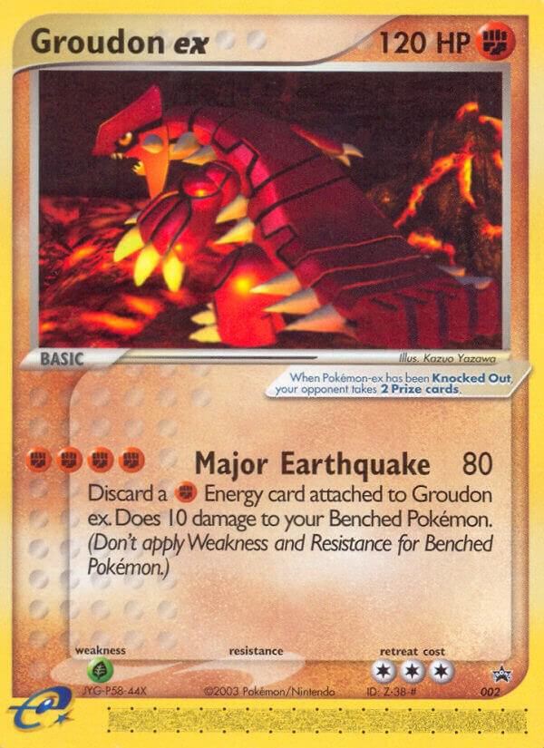 Groudon ex - 002 : 002