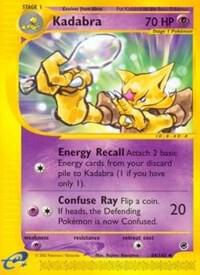 Pokémon Kadabra #084/165 Expedition Uncommon Non-Foil Near Mint English Trading Card — catalog front, TCGplayer SKU 1192375