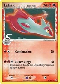 Pokémon Latias #21/110 EX Holon Phantoms Delta Species Non-Foil Near Mint English Trading Card — catalog front, TCGplayer SKU 1192626