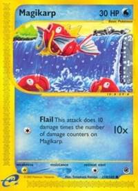 Pokémon Magikarp #118/165 Expedition Common Non-Foil Near Mint English Trading Card — catalog front, TCGplayer SKU 1192993