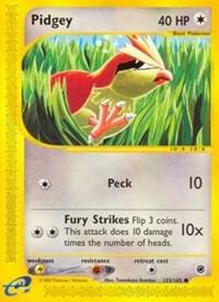 Pokémon Pidgey #123/165 Expedition Common Non-Foil Near Mint English Trading Card — catalog front, TCGplayer SKU 1194016