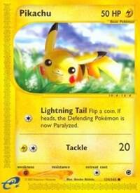 Pokémon Pikachu #124/165 Expedition Common Non-Foil Near Mint Trading Card