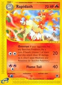 Pokémon Rapidash #062/165 Expedition 62 Non-Foil Near Mint English Trading Card — catalog front, TCGplayer SKU 1194549