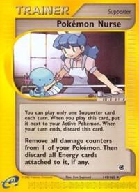 Pokémon Pokemon Nurse #145/165 Expedition Uncommon Non-Foil Lightly Played English Trading Card — catalog front, TCGplayer SKU 1201544