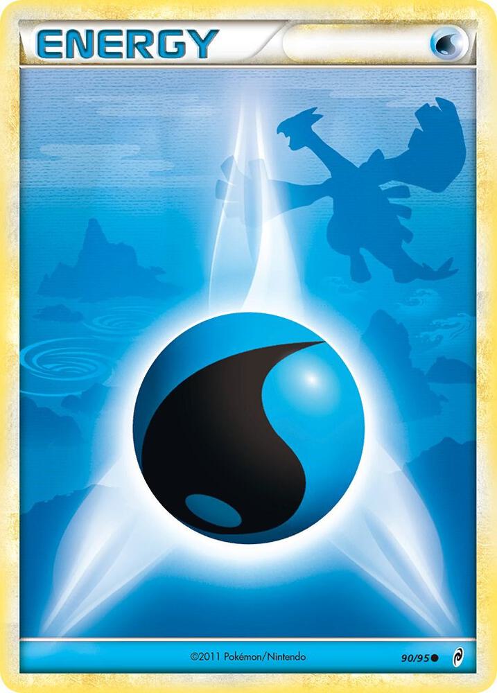 Pokémon Water Energy #90/95 Call of Legends Common Non-Foil Lightly Played English Trading Card — catalog front, TCGplayer SKU 1203840