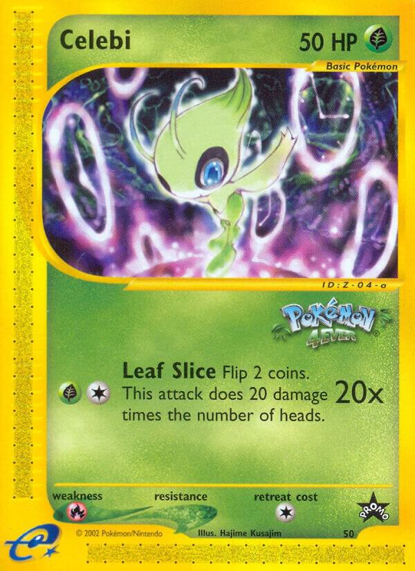 Pokémon Celebi #50/53 WoTC Promo Promo Non-Foil Moderately Played Trading Card