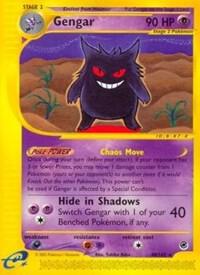 Pokémon Gengar #048/165 Expedition 48 Non-Foil Heavily Played English Trading Card — catalog front, TCGplayer SKU 1213680