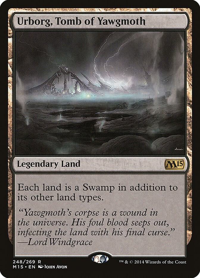 Magic Urborg, Tomb of Yawgmoth #248 Magic 2015 (M15) Rare Non-Foil Near Mint Trading Card
