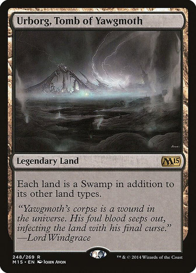 Magic Urborg, Tomb of Yawgmoth #248 Magic 2015 (M15) Rare Non-Foil Near Mint Trading Card