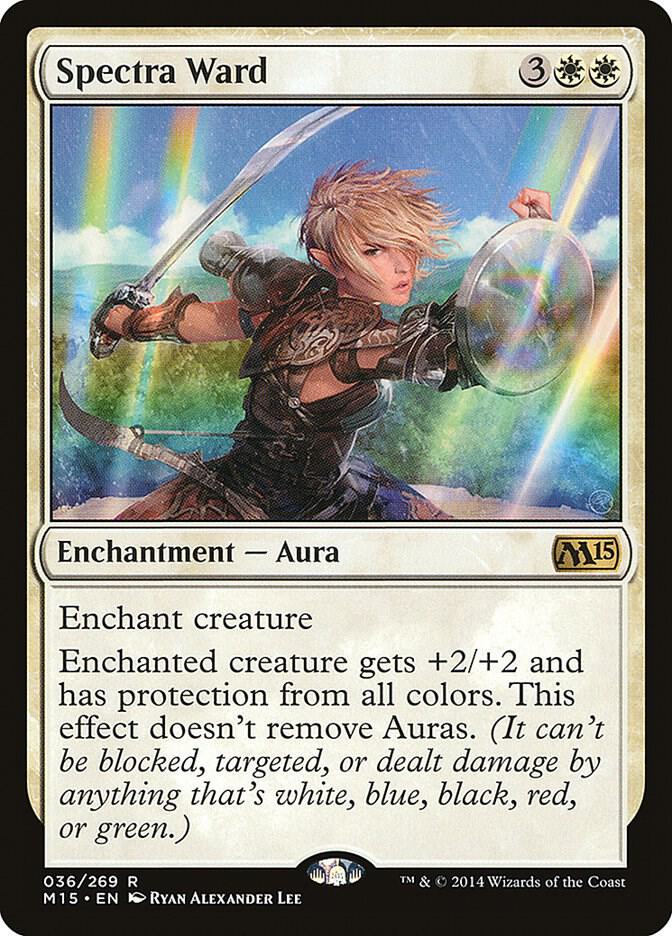 Magic Spectra Ward #36 Magic 2015 (M15) Rare Non-Foil Near Mint English Trading Card — catalog front, TCGplayer SKU 1231663
