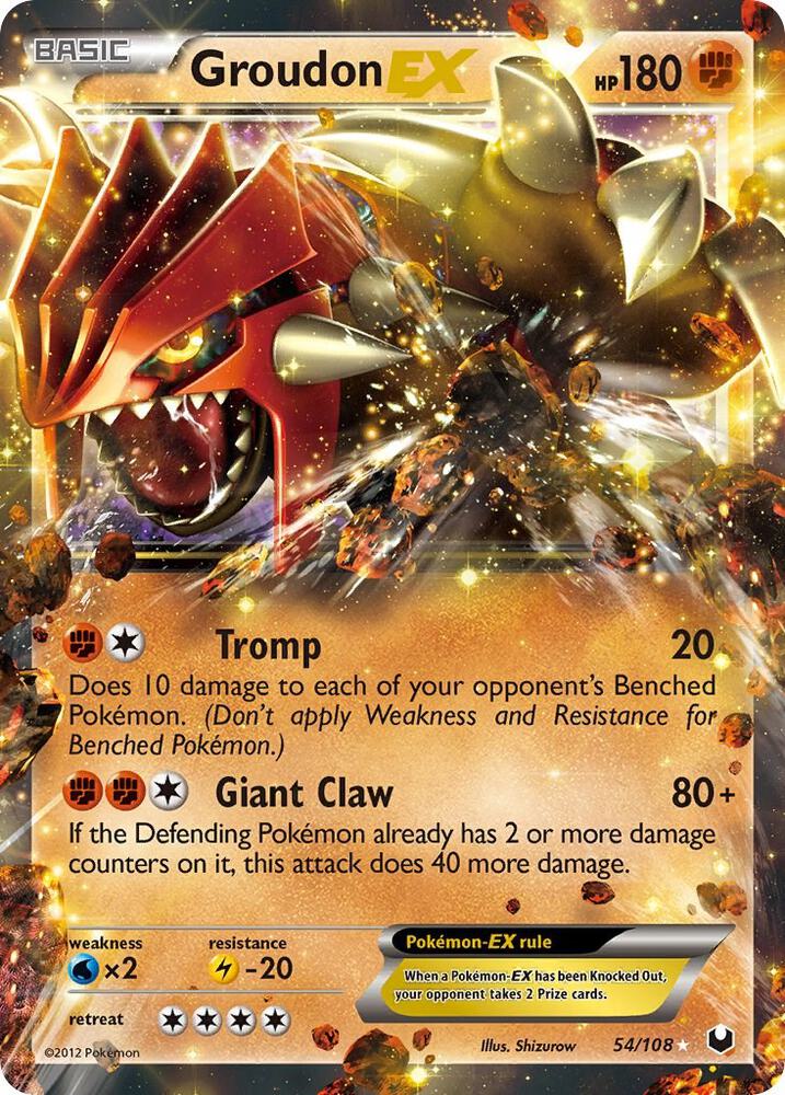 Groudon EX : 54/108