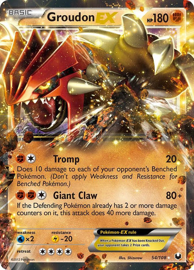 Groudon EX : 54/108