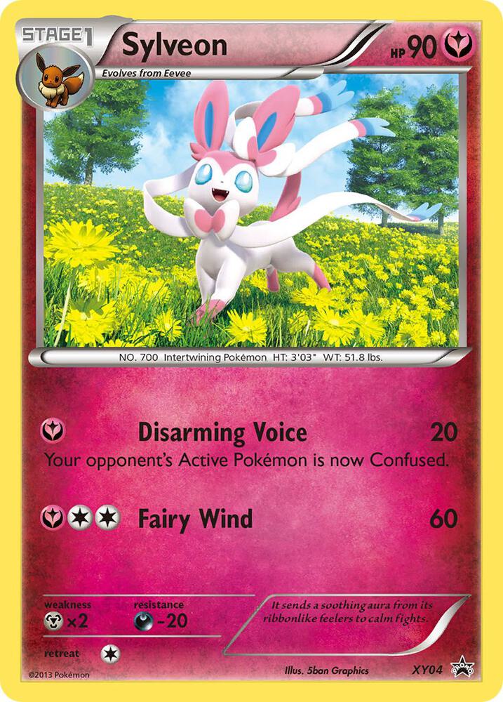 Pokémon Sylveon #XY04 XY Promos Promo Holofoil Near Mint Trading Card