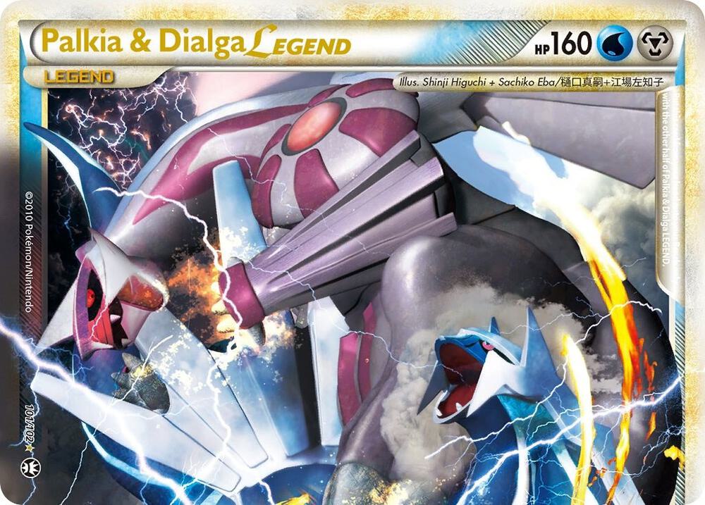 Pokémon Palkia & Dialga Legend #101/102 Triumphant Top Holofoil Lightly Played Trading Card