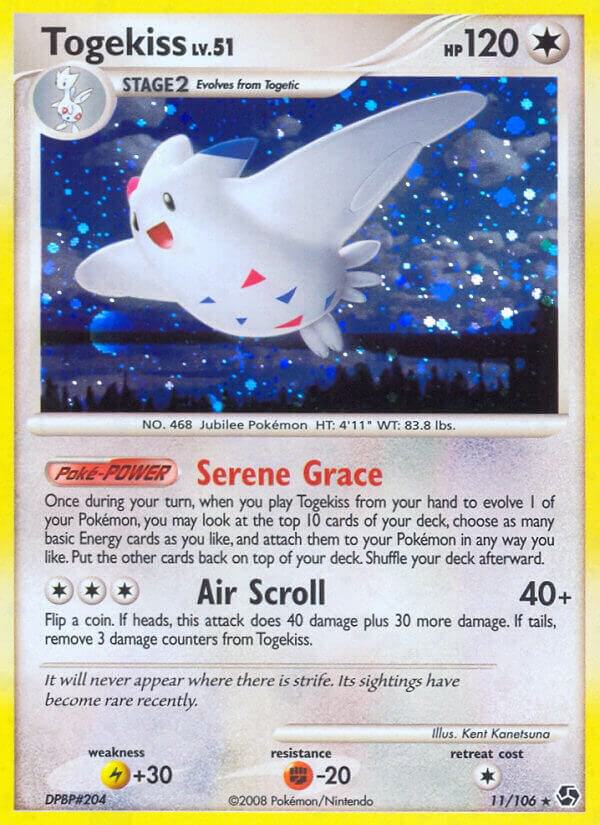 Pokémon Togekiss #11/106 Great Encounters Holo Rare Holofoil Near Mint Trading Card