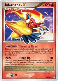 Pokémon Infernape LV.X #121/130 Diamond and Pearl Ultra Rare Holofoil Near Mint English Trading Card — catalog front, TCGplayer SKU 1262208