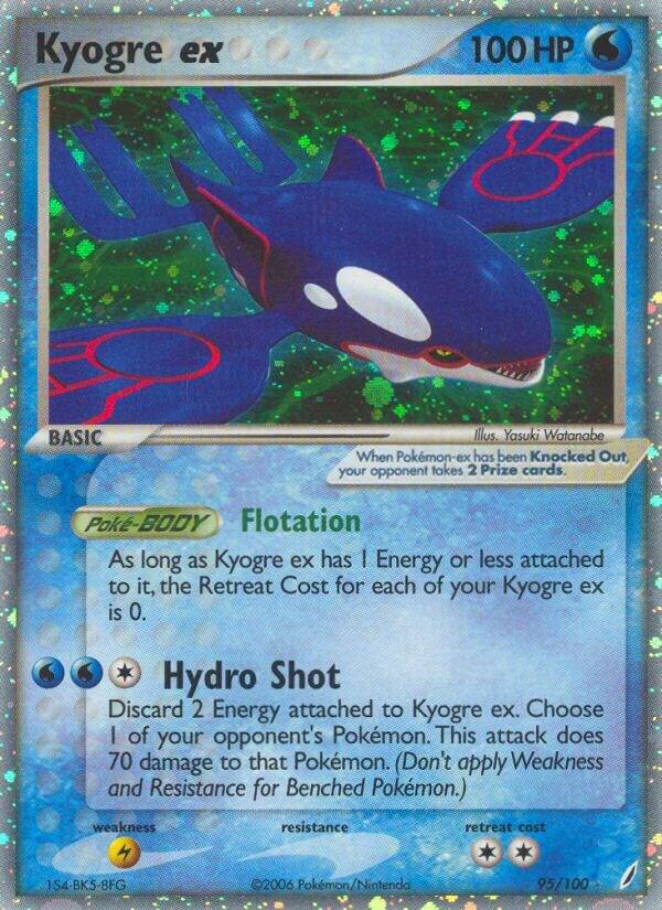 Kyogre ex : 95/100