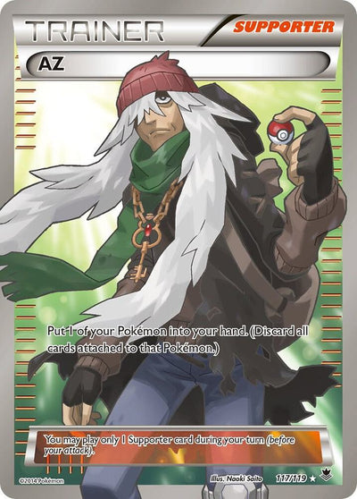 Pokémon AZ #117/119 XY - Phantom Forces 117 Full Art Holofoil Near Mint Trading Card