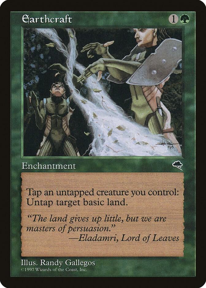 Magic Earthcraft #222 Tempest Rare Non-Foil Near Mint Trading Card