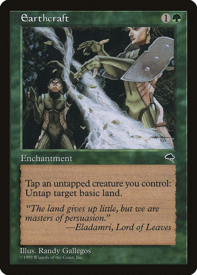 Magic Earthcraft #222 Tempest Rare Non-Foil Near Mint Trading Card