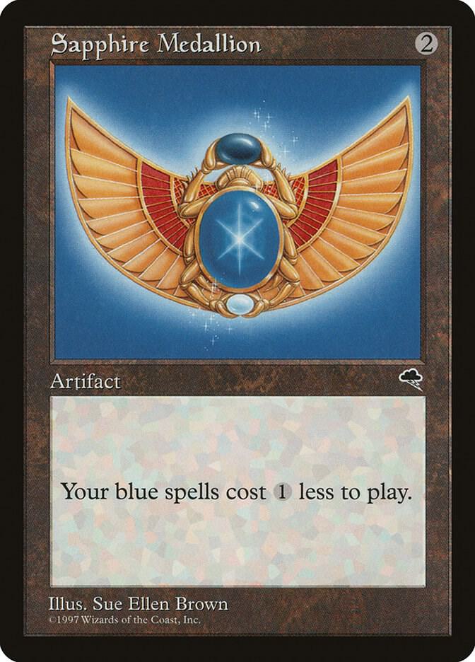 Magic Sapphire Medallion #306 Tempest Rare Non-Foil Near Mint English Trading Card — catalog front, TCGplayer SKU 19206