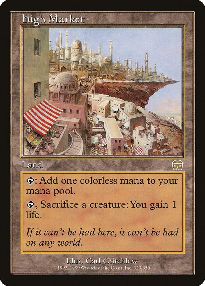 Magic High Market #320 Mercadian Masques Rare Non-Foil Near Mint English Trading Card — catalog front, TCGplayer SKU 20047