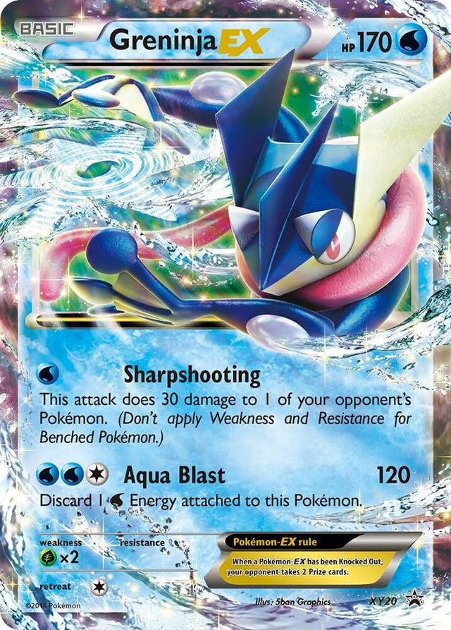 Pokémon Greninja EX #XY20 XY Promos Promo Holofoil Lightly Played English Trading Card — catalog front, TCGplayer SKU 2736204