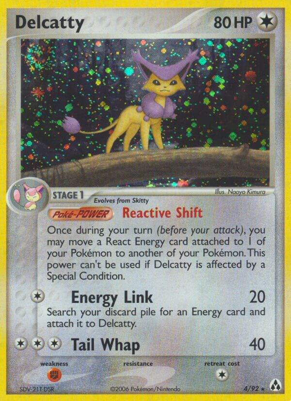 Pokémon Delcatty #4/92 EX Legend Maker Holo Rare Holofoil Near Mint English Trading Card — catalog front, TCGplayer SKU 2736771
