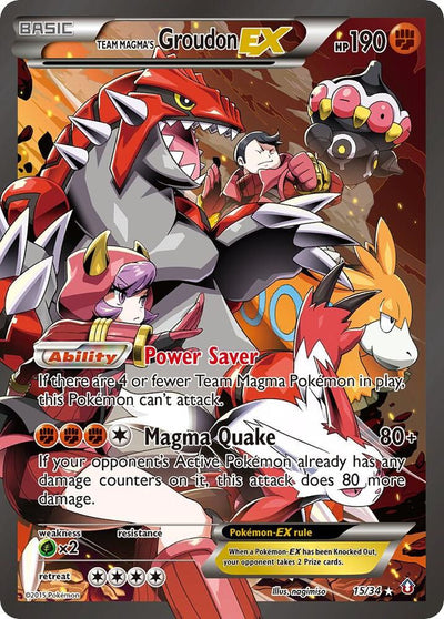 Team Magma's Groudon EX : 15/34