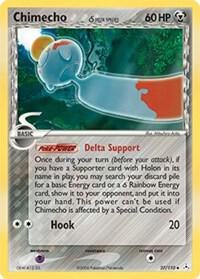 Pokémon Chimecho #37/110 EX Holon Phantoms Delta Species Reverse Holofoil Moderately Played English Trading Card — catalog front, TCGplayer SKU 2828851