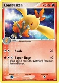 Pokémon Combusken #39/110 EX Holon Phantoms Uncommon Reverse Holofoil Lightly Played Trading Card
