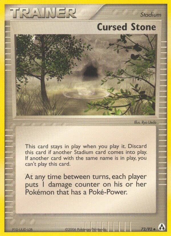 Pokémon Cursed Stone #72/92 EX Legend Maker Uncommon Reverse Holofoil Near Mint English Trading Card — catalog front, TCGplayer SKU 2837562
