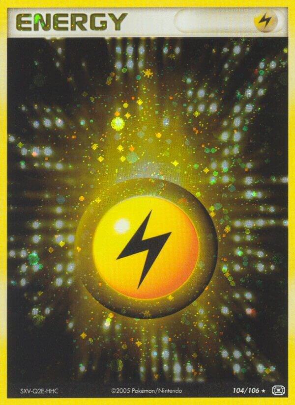Pokémon Lightning Energy #104/106 EX Emerald Holo Rare Holofoil Near Mint English Trading Card — catalog front, TCGplayer SKU 2866772