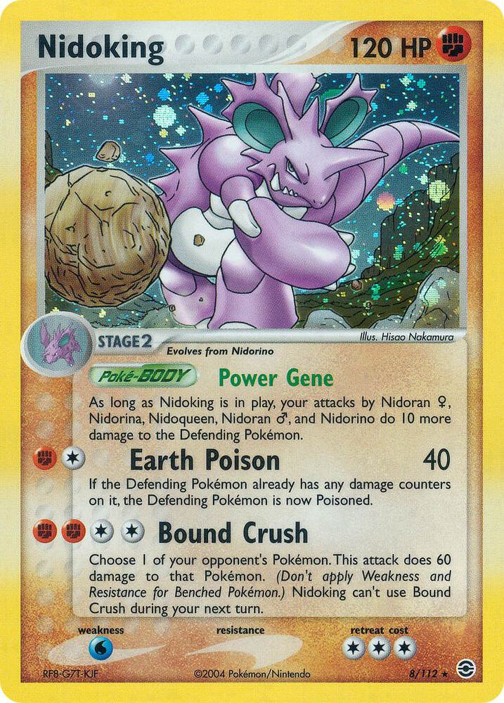 Nidoking : 8/112