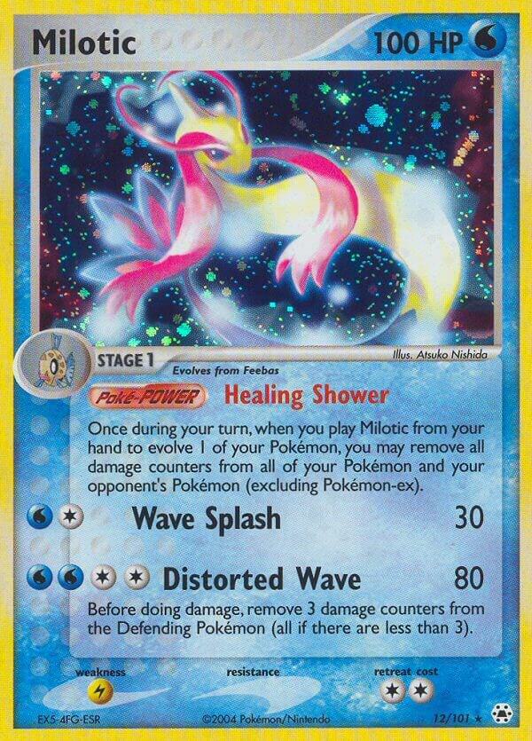 Pokémon Milotic #12/101 EX Hidden Legends Holo Rare Holofoil Heavily Played English Trading Card — catalog front, TCGplayer SKU 2875922