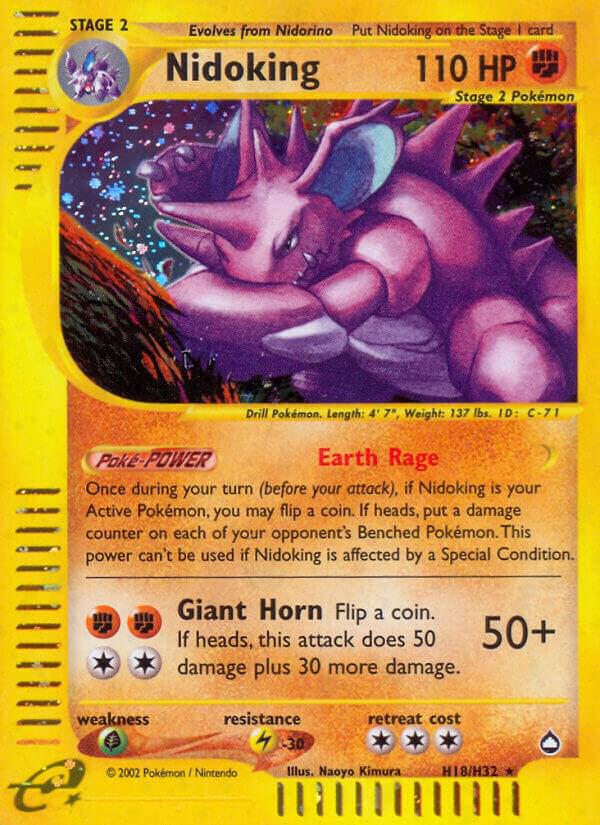 Nidoking : H18/H32